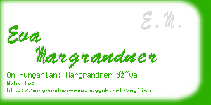 eva margrandner business card